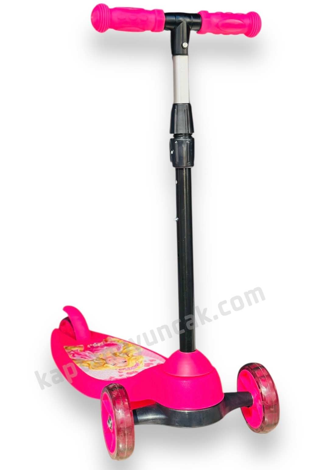 Işıklı Scooter Ayarlanabilir Direksiyon Max 55 Kg 