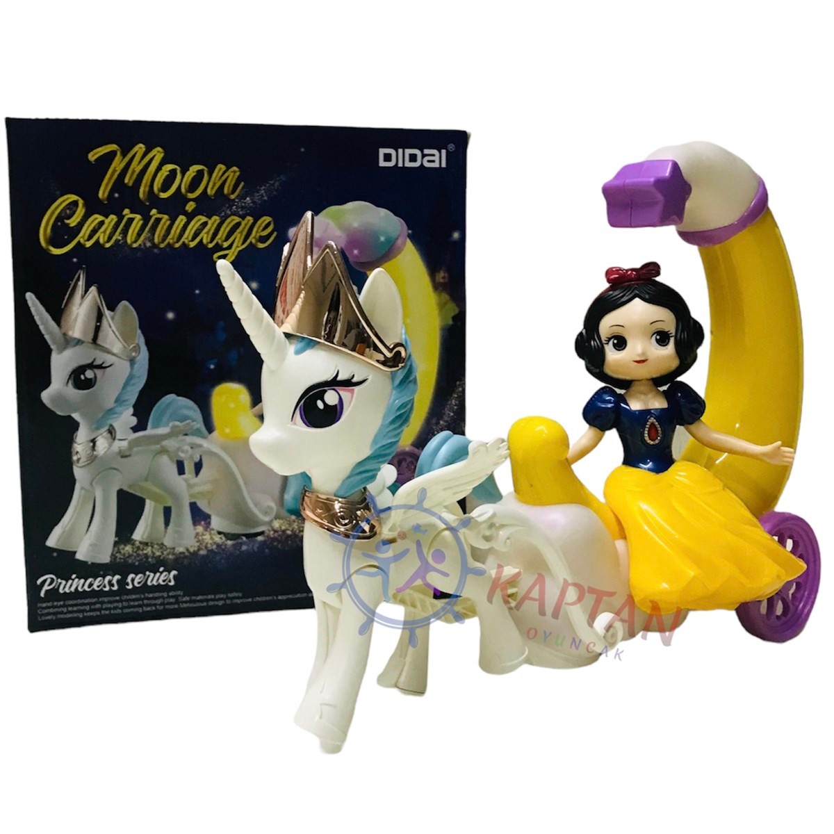 Pony Hareketli Yürüyen Prenses Bebek Oyun Seti