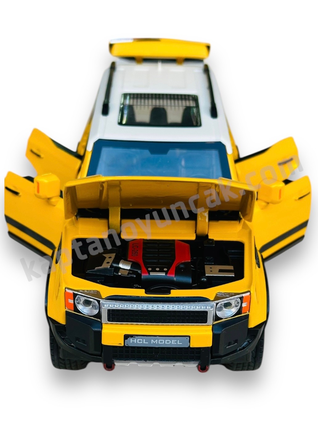 Çek Bırak Sesli ve Işıklı Duman Çıkartan Metal Jeep