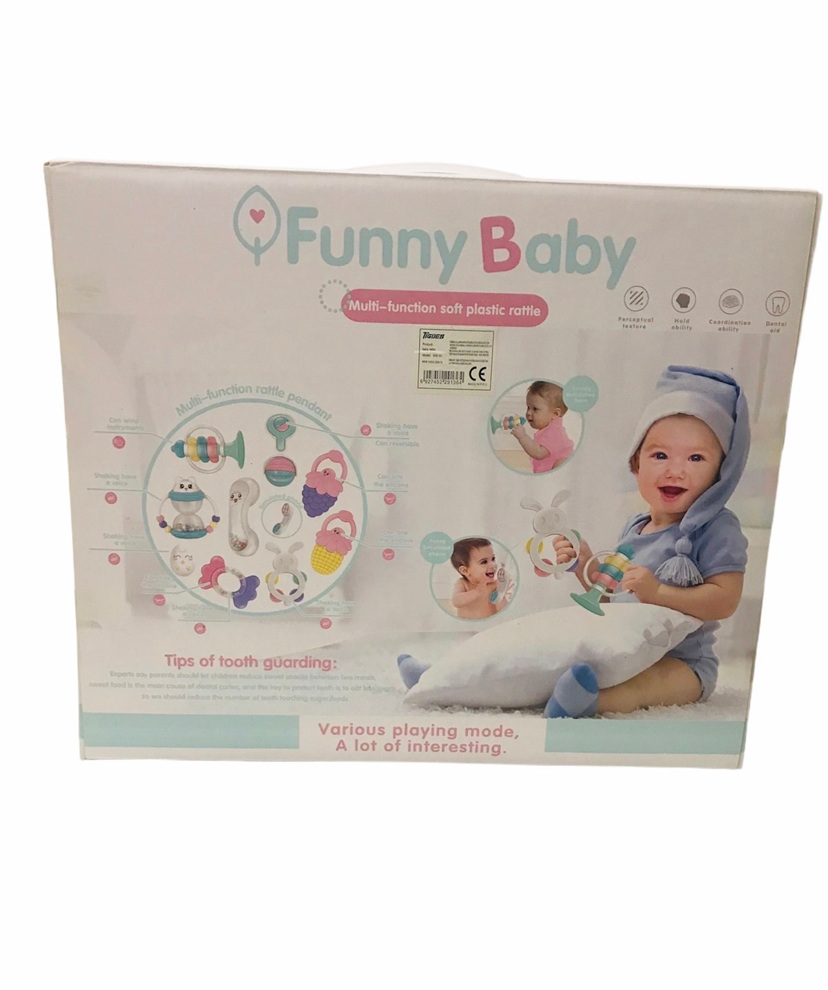 Funny Baby Çıngırak Seti 9 Parça Eğitici Öğretici Oyuncak