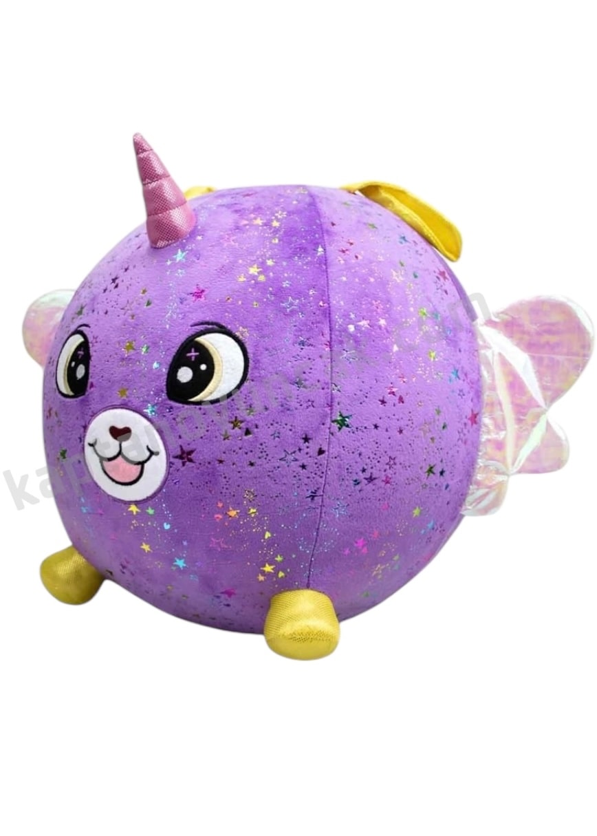 Şişme Peluş Mor Köpek XXL Shiny Corns Biggies