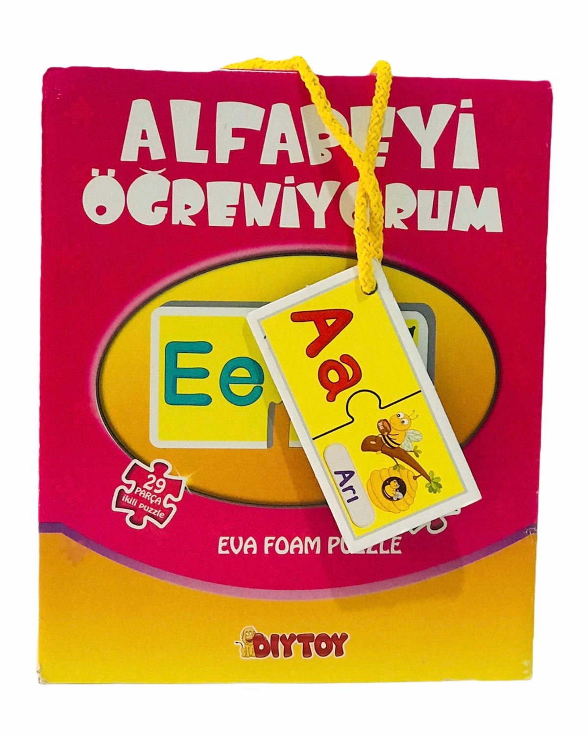 Alfabeyi Öğreniyorum Puzzle Eğitici Oyuncak