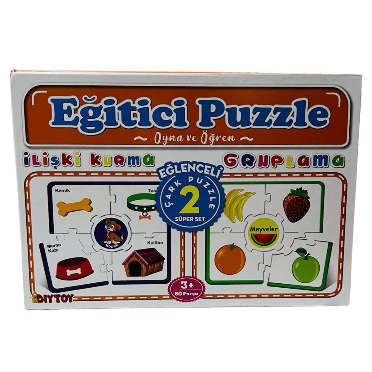 Eğitici Çark Puzzle İlişki Kurma Ve Gruplama