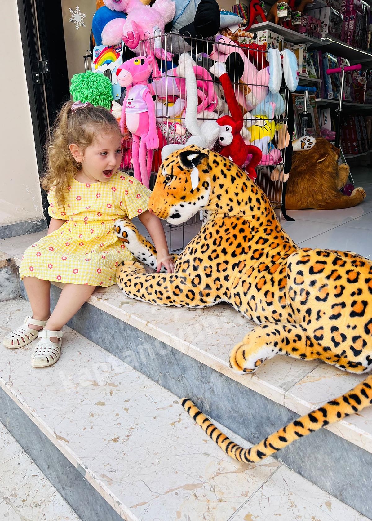 Peluş Leopar 150 Cm Büyük Boy