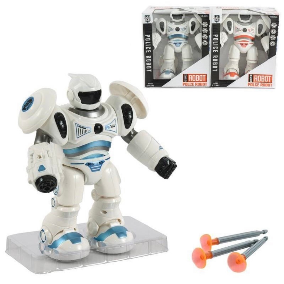 Duman Pilli Hareketli Robot - Sesli Işıklı Robot