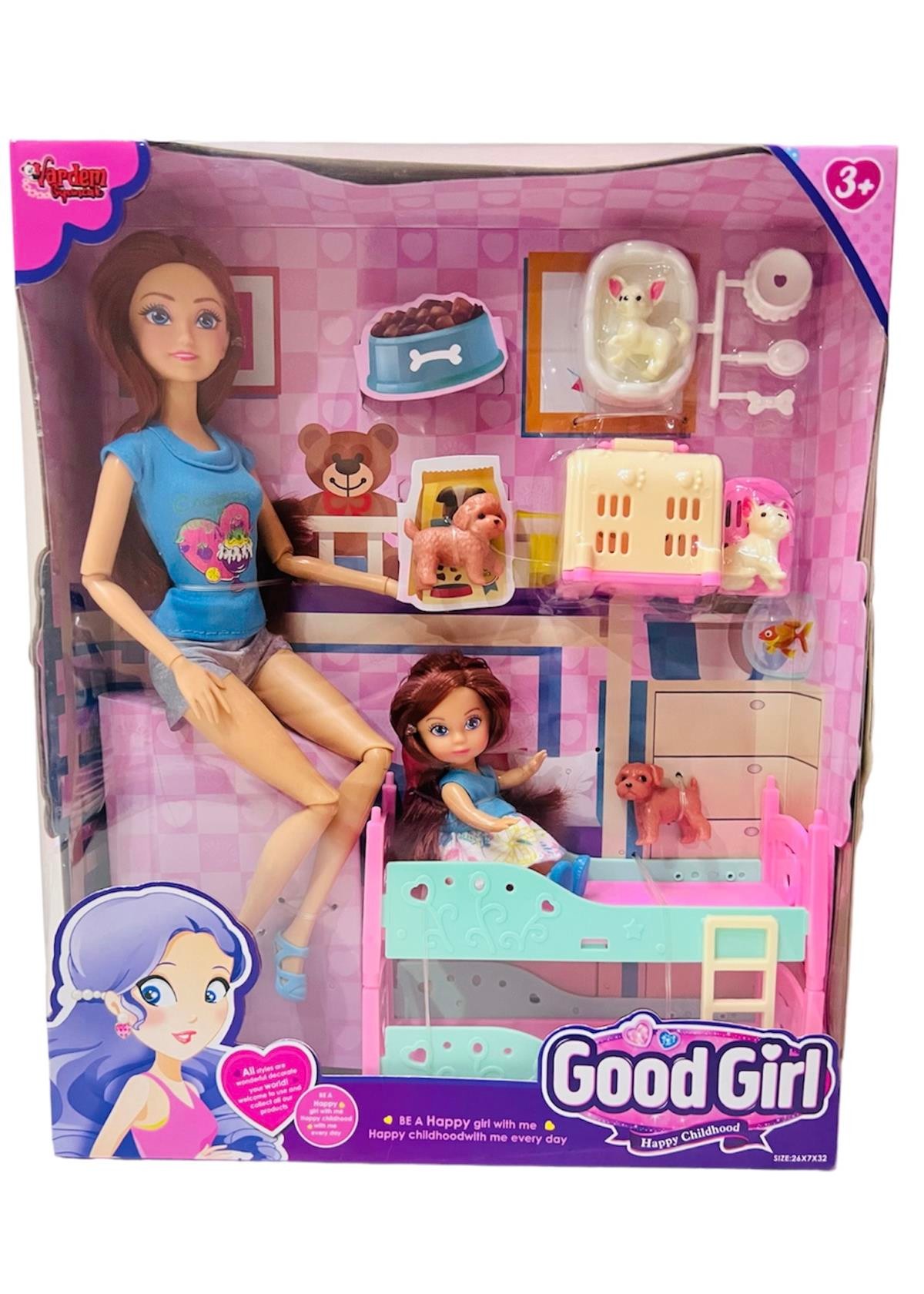 Vardem Aksesuarlı Ranzalı Eklemli Bebek