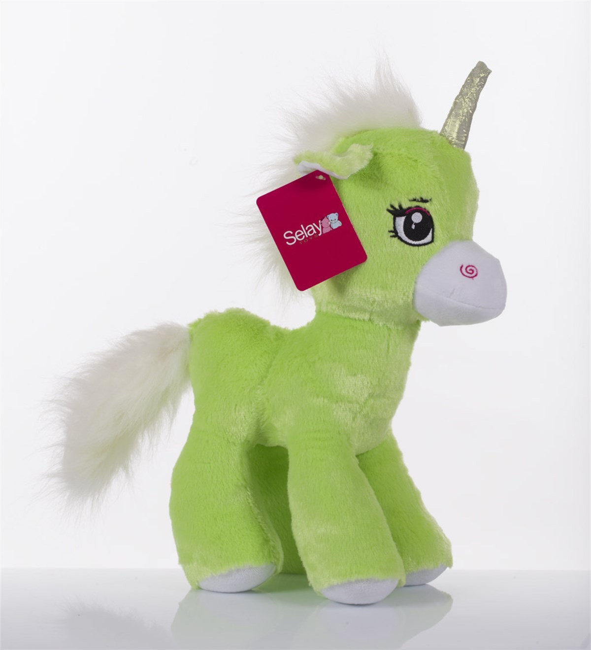 Pony Peluş At 35 cm Yeşil