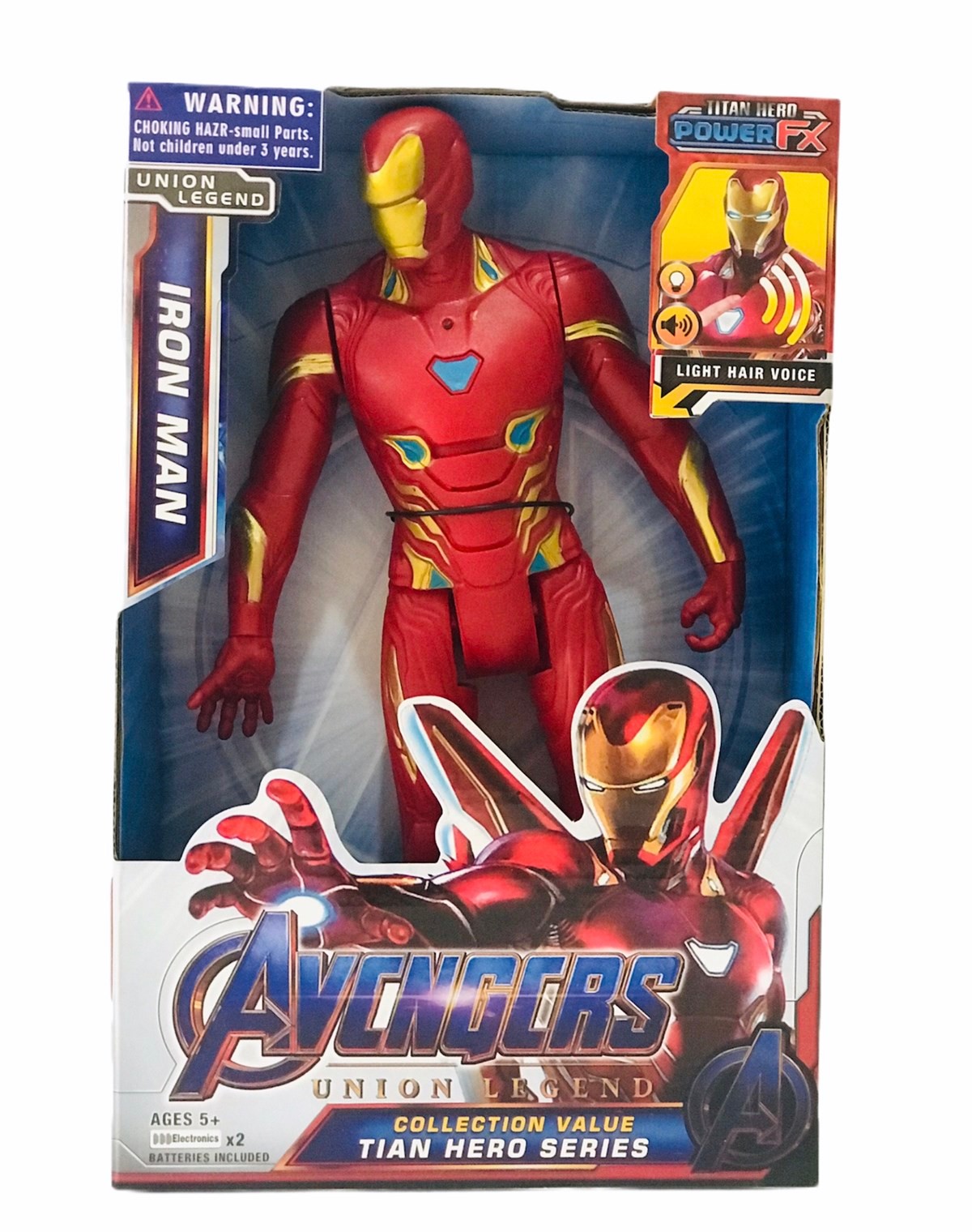 Avengers Süper Kahraman İron Man Sesli Işıklı 30 Cm Oyuncak