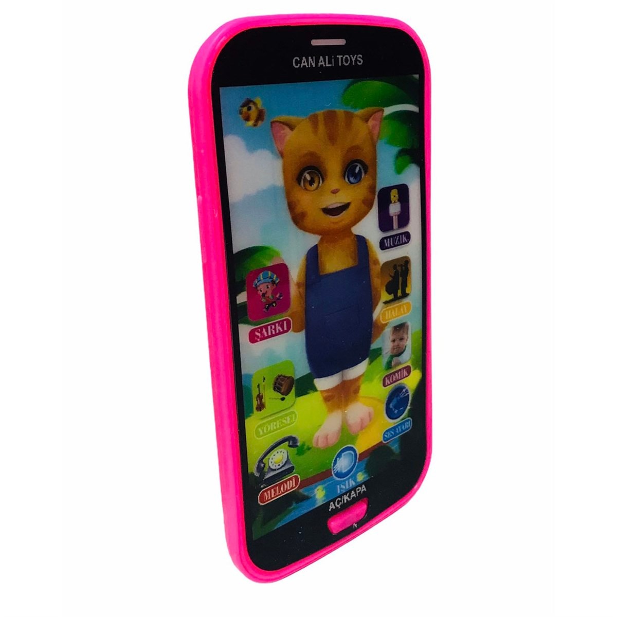Can Ali Toys Oyuncak Dokunmatik Cep Telefonu / Tablet Sesli 12 Fonksiyonlu