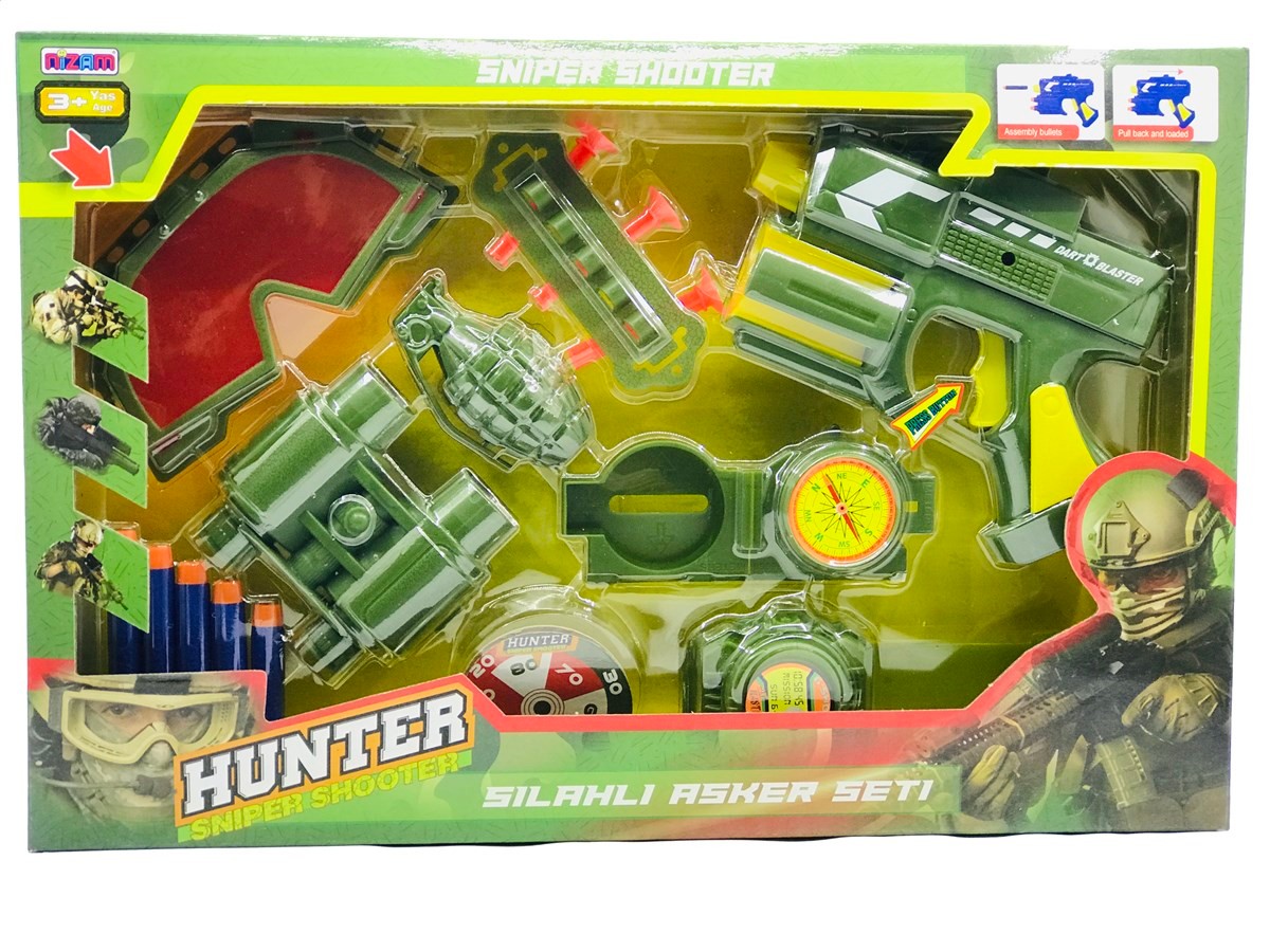 Nerf Silahlı Asker Oyuncak Seti