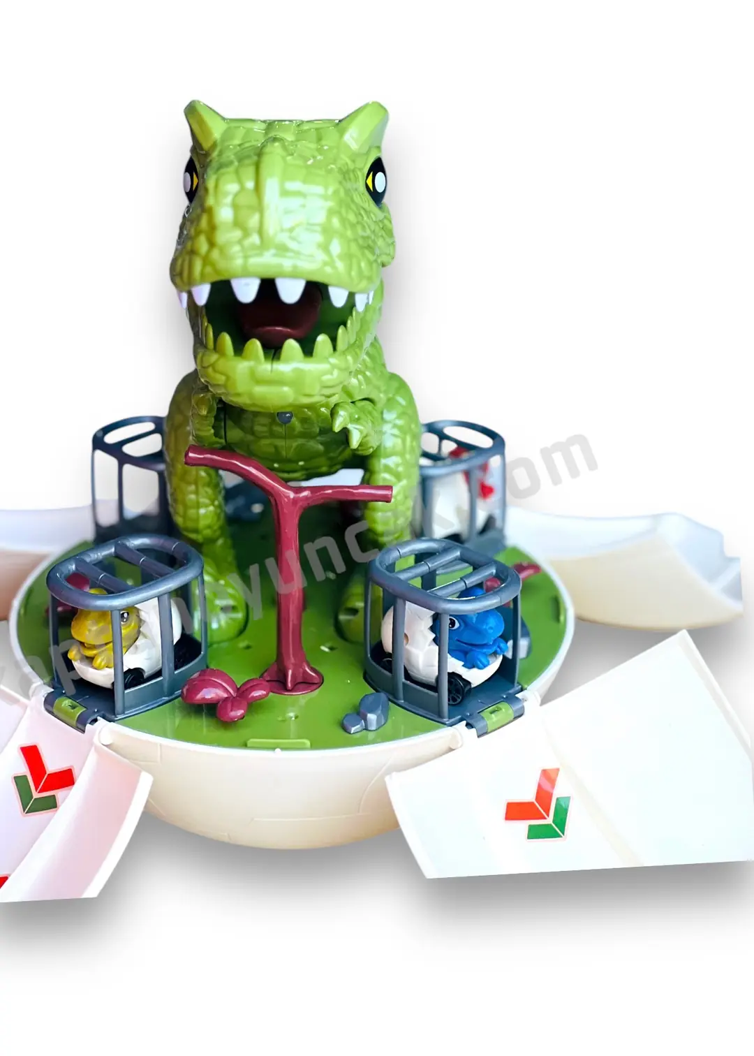 置物 Demain Dev Yumurtalı Büyük Boy Sesli Dinazor ve Fırlatan Dinazor Araçlar