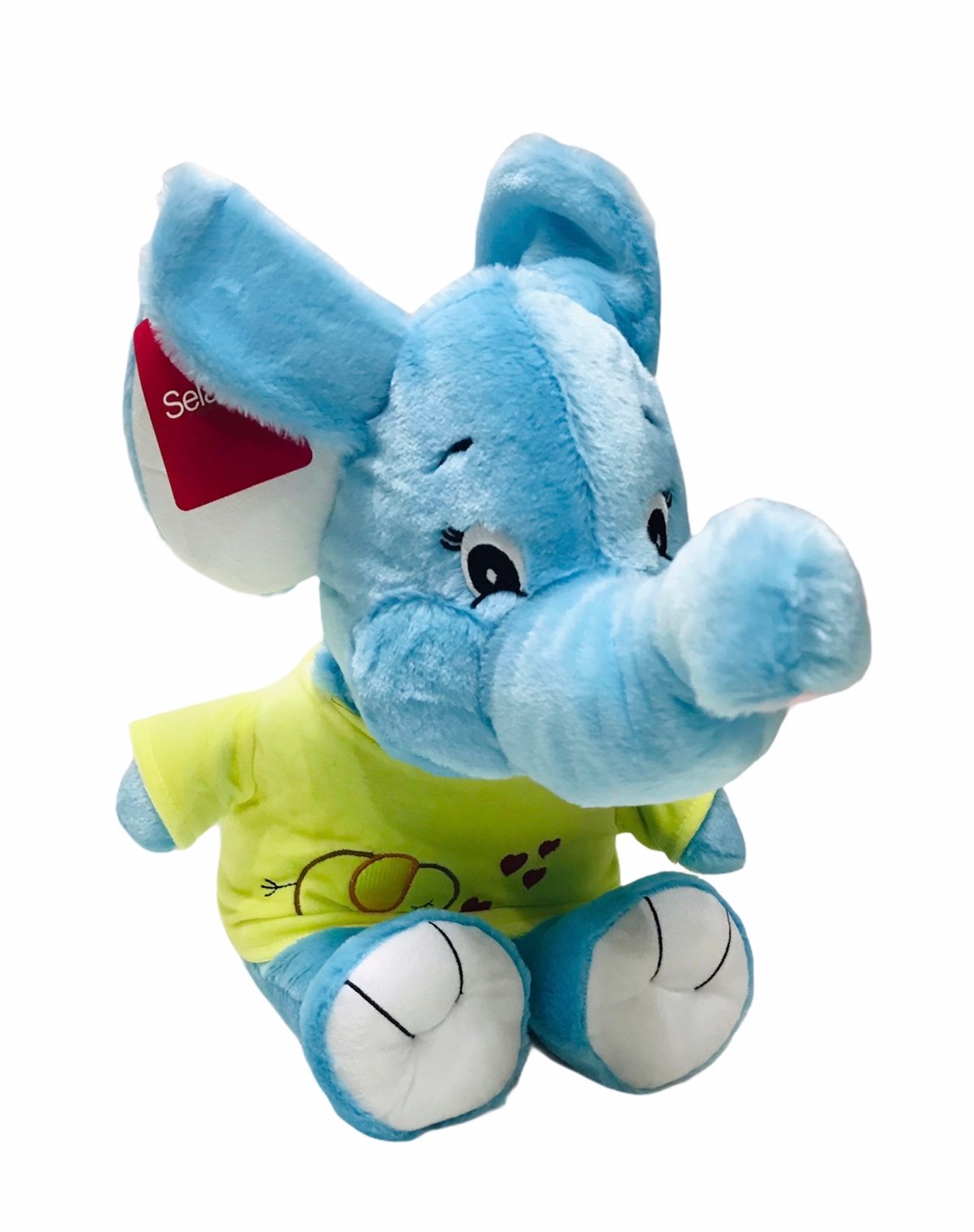 Selay Tişörtlü Peluş Fil 45 Cm