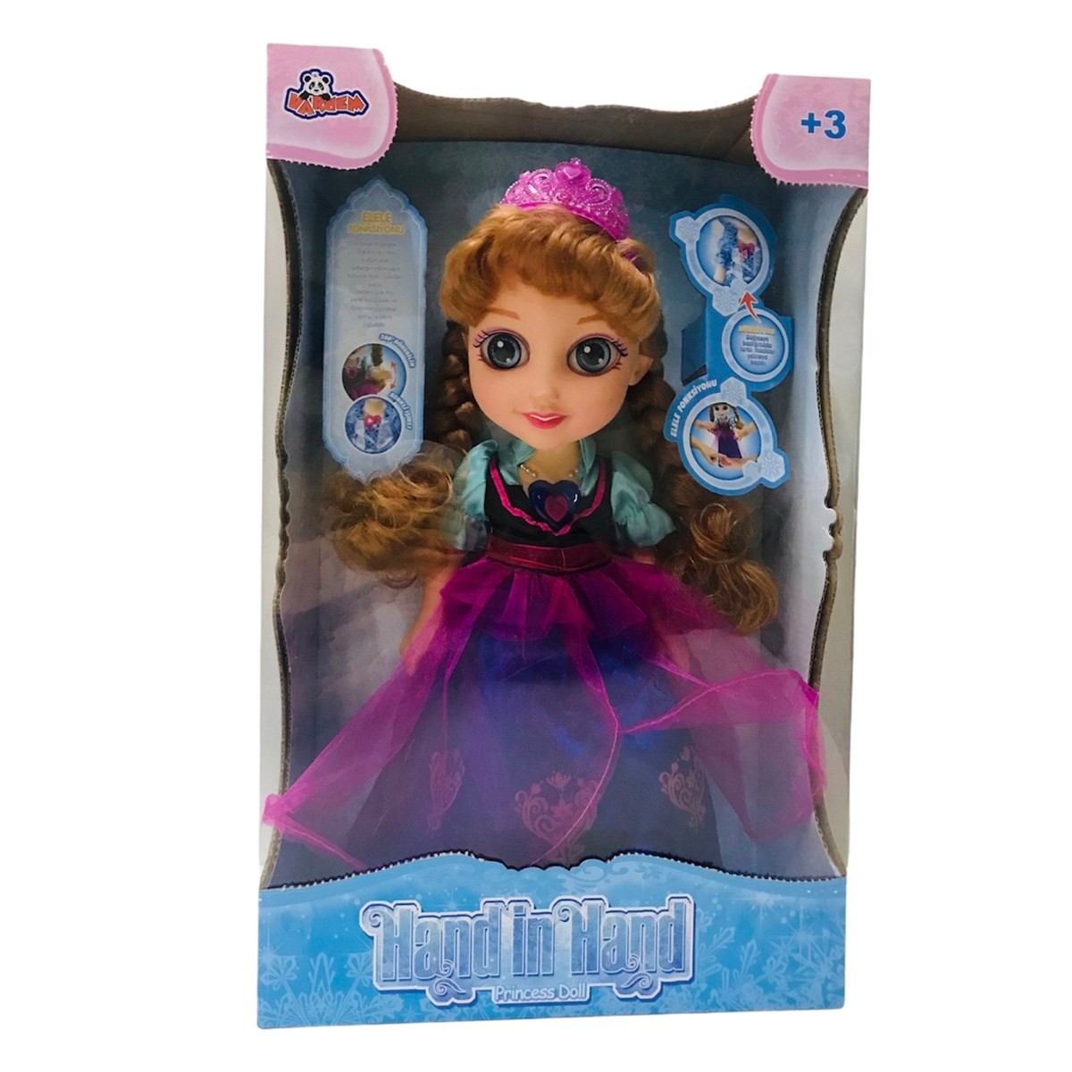 Vardem Karlar Ülkesi Frozen El Ele İnteraktif Fonksiyonlu Bebek