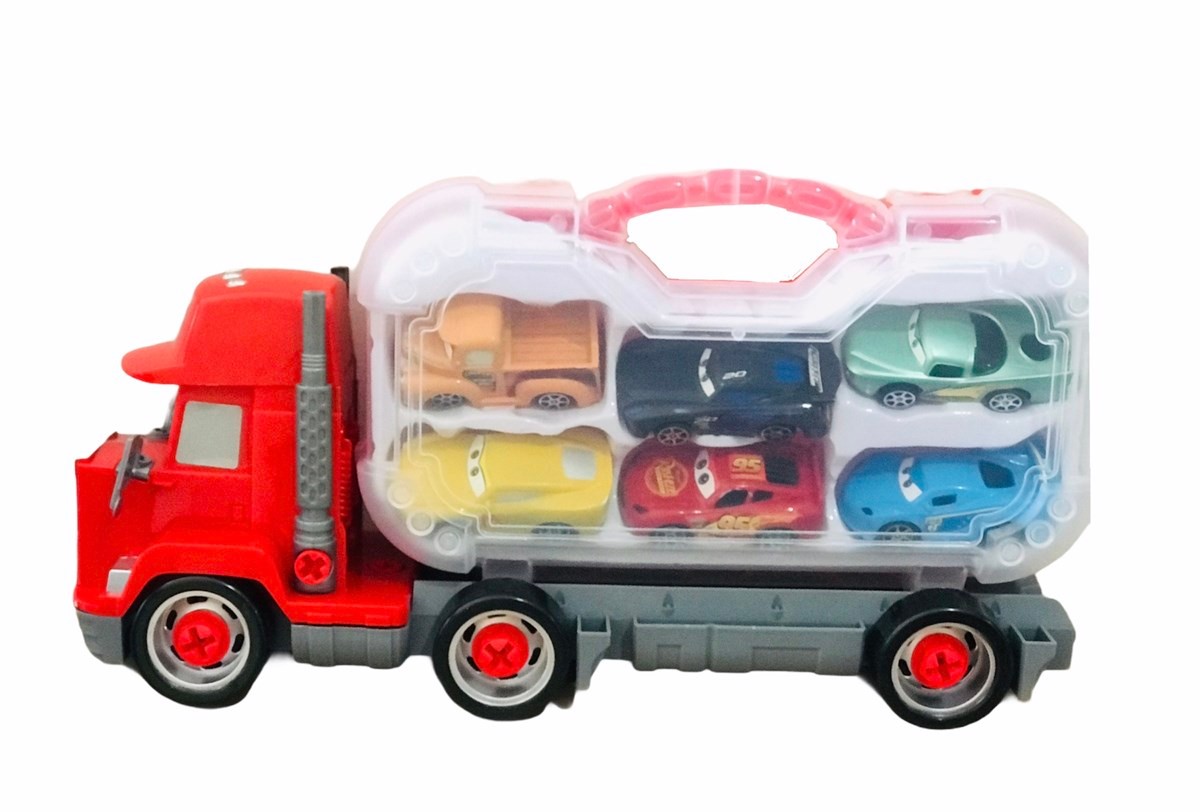 Cars Şimşek Mcqueen 6 Araçlı Tamir Oyun Seti