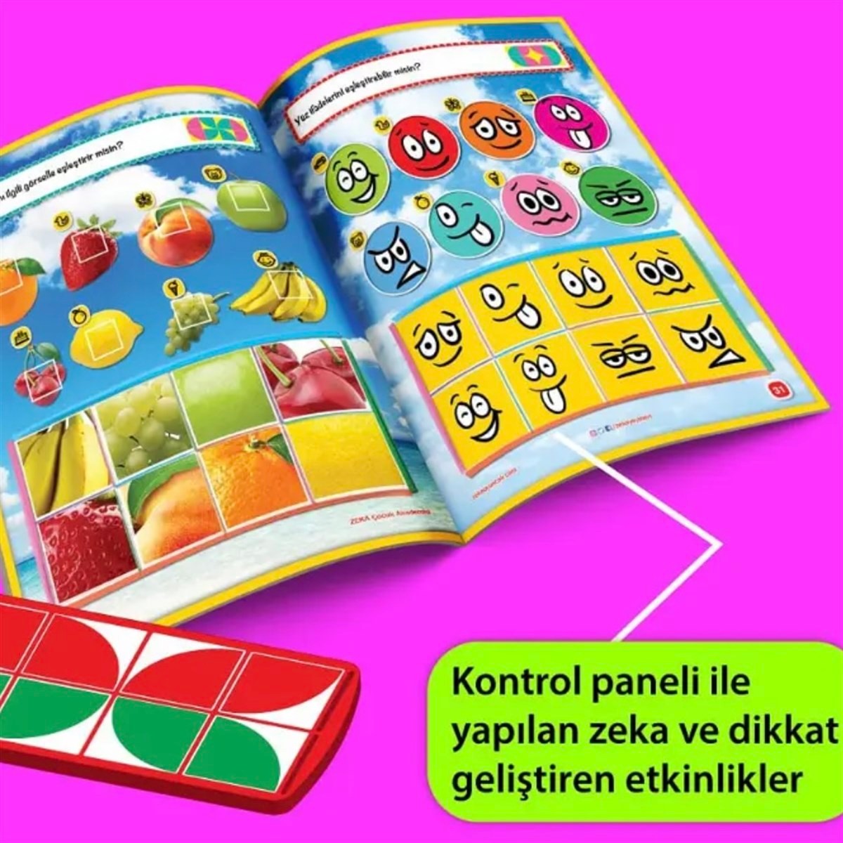 2-4 Yaş Zeka ve Dikkat Geliştirme Seti (Zeka Testleri, Dil Gelişimi, İnce Motor, Mantıksal Düşünme, Bilişsel Beceriler)