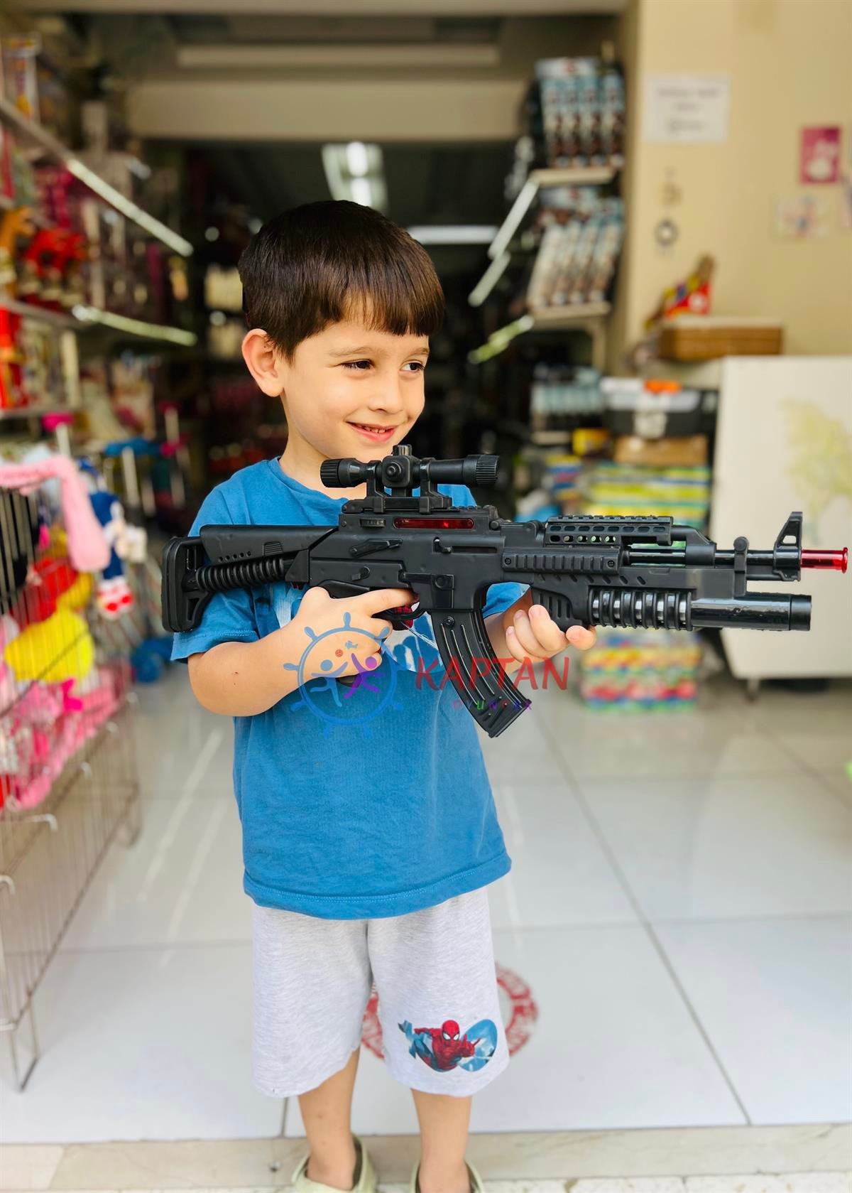 Erdem Oyuncak Pilli Komando Tüfek M16 Sesli Işıklı Oyuncak