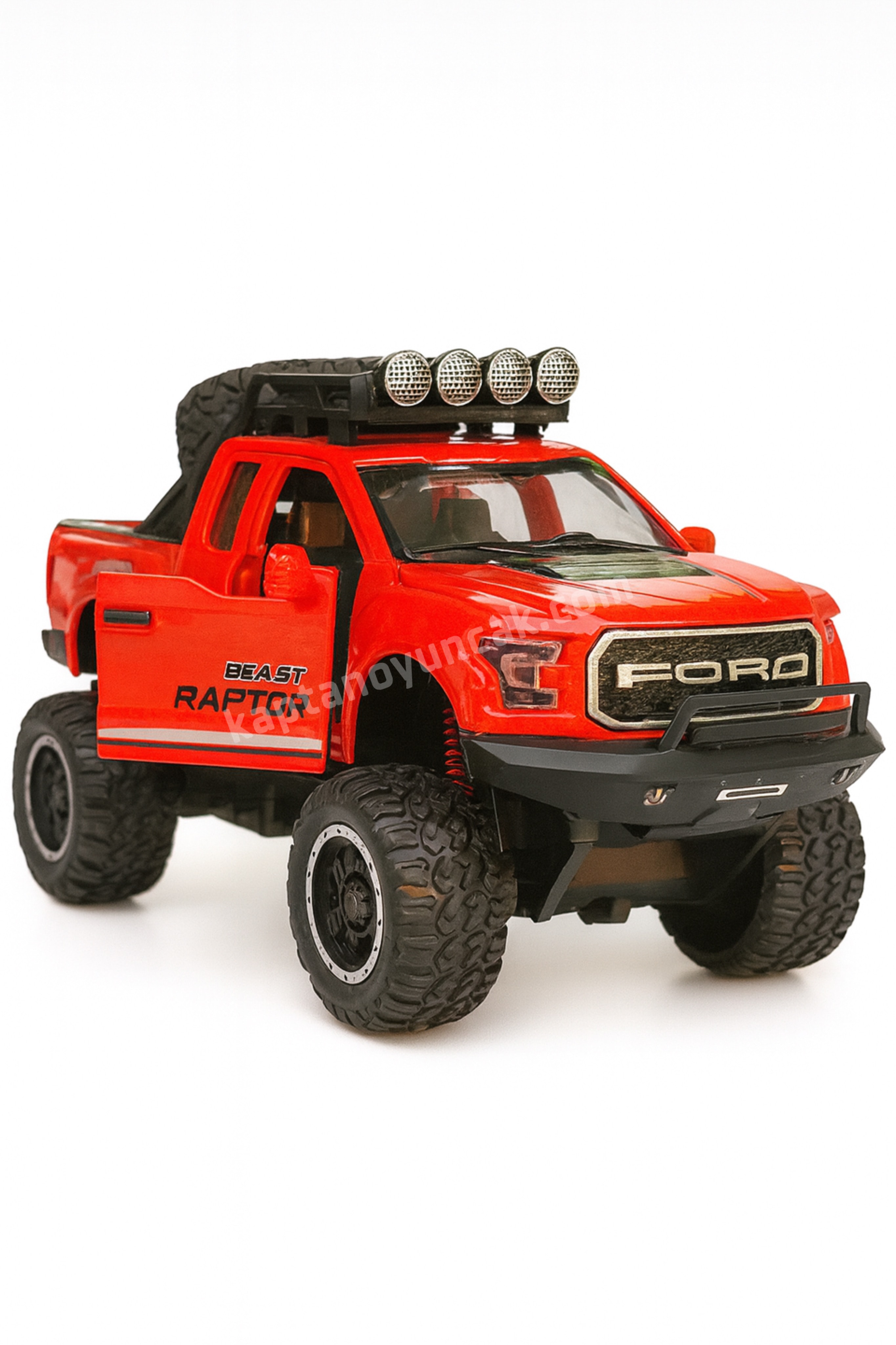 Duman Çıkartabilen Sesli Işıklı Sürtmeli Ford Ranger Off Road Araba