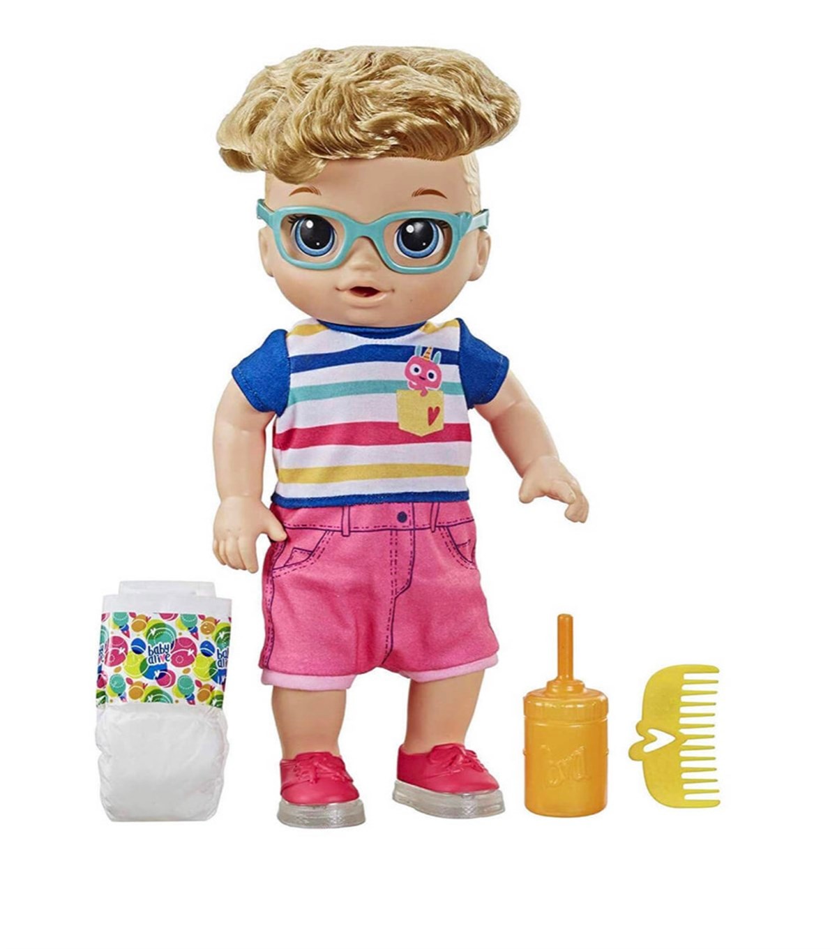 Baby Alive Neşeli Erkek Bebeğim Işıklı Ayakkabılı