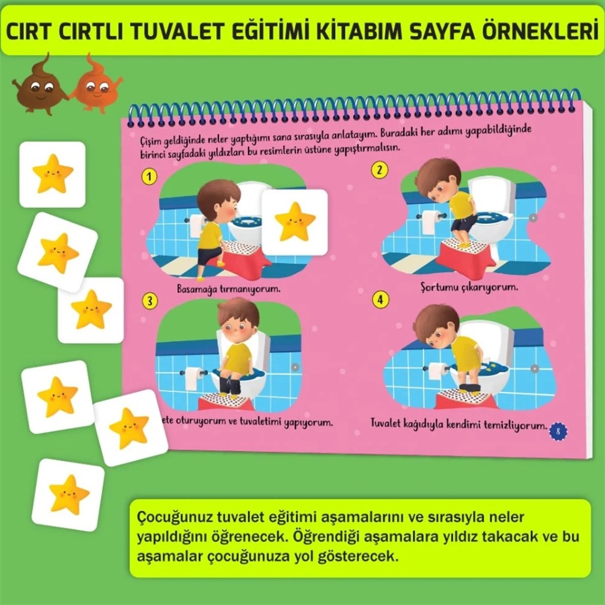 Cırt Cırtlı Tuvalet Eğitimi Kitabım