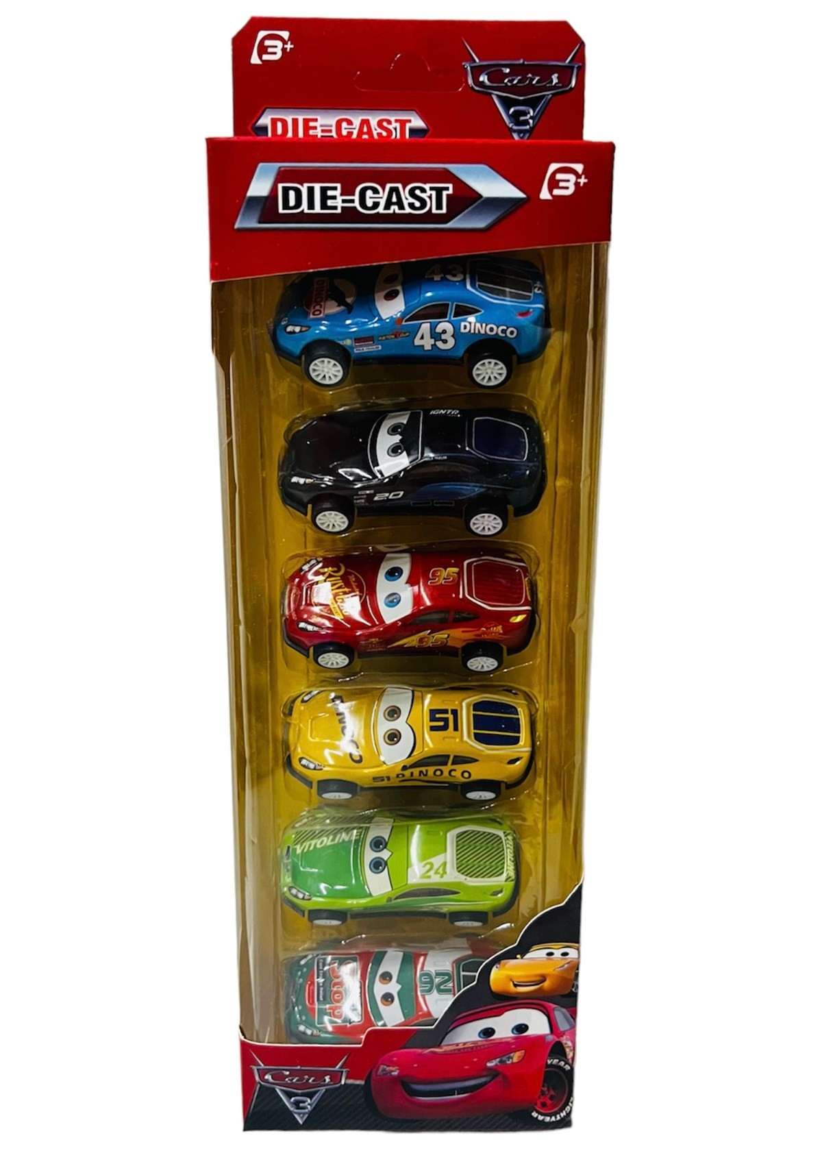 Cars Şimşek Mcqueen 6'lı Araba