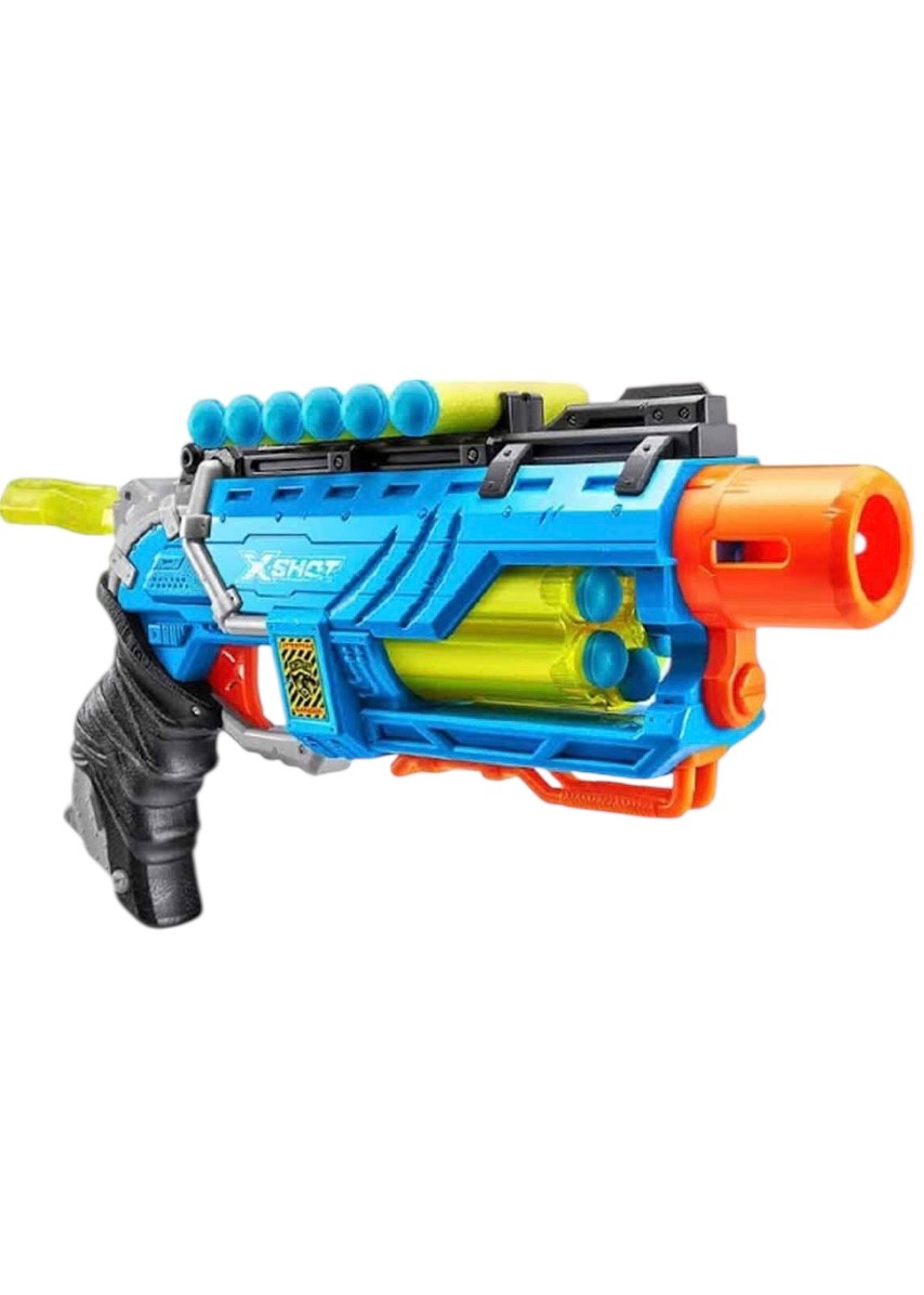 X-Shot Dino Attack Dino Striker 16 Mermili Sünger Nerf Atan Silah 32 cm