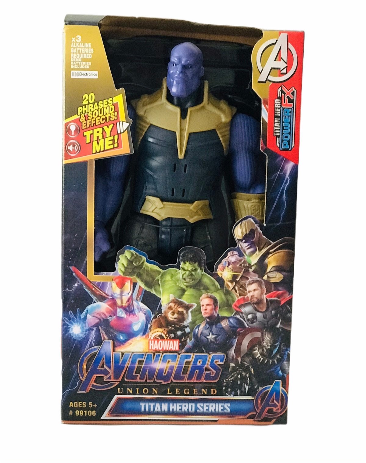 Avengers Süper Kahraman Thanos-Sesli Figür 30 Cm Oyuncak