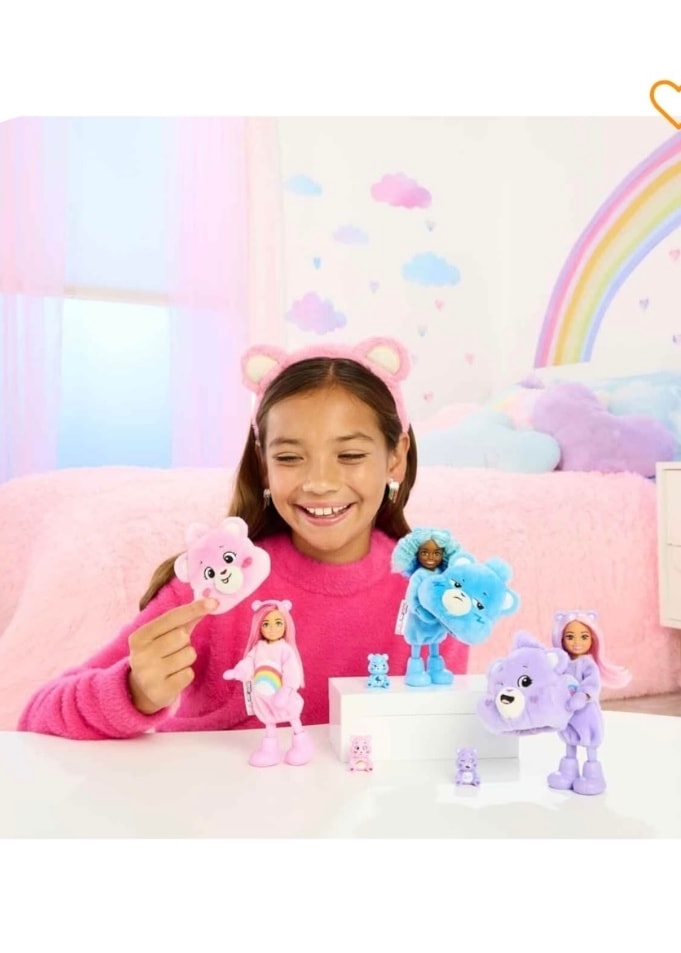 Barbie Cutie Reveal Sevimli Ayıcıklar Bebek Serisi Sürpriz Paket JCN97