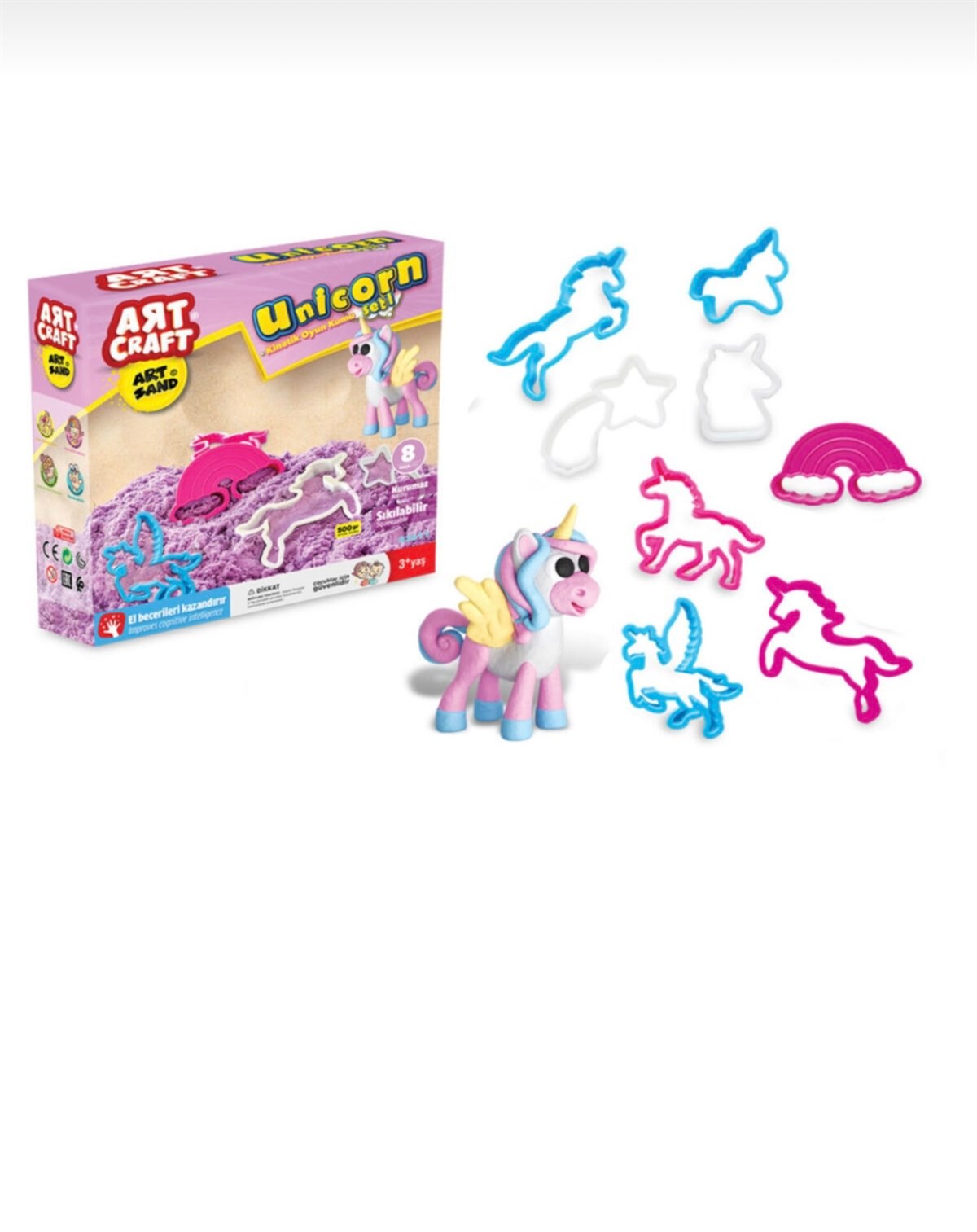 Dede Art Unicorn Kinetik Kum Seti 500 Gr