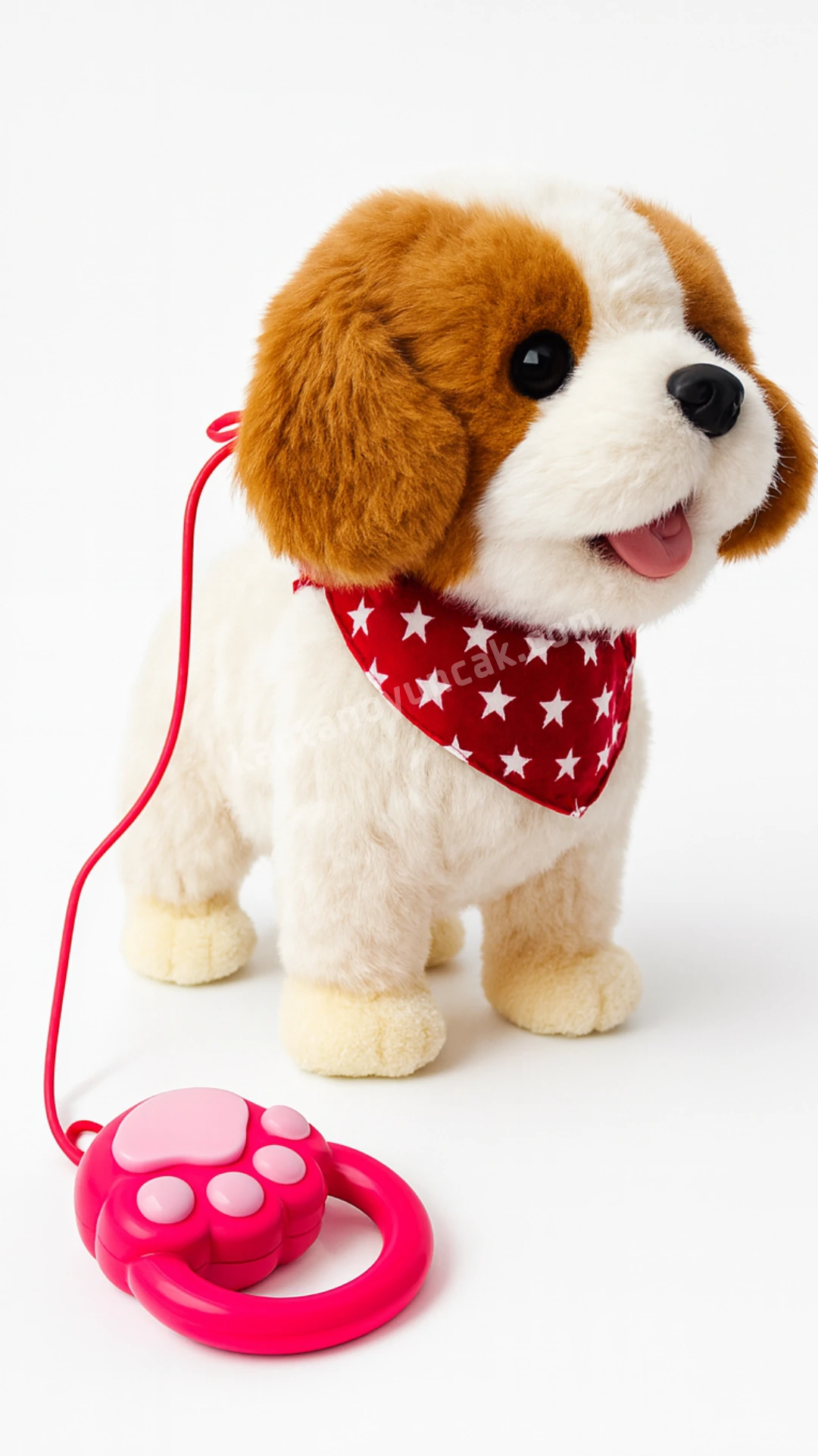 Tasmalı Dil Çıkartan Sesli Hareketli Süslü Köpek Büyük Boy #2