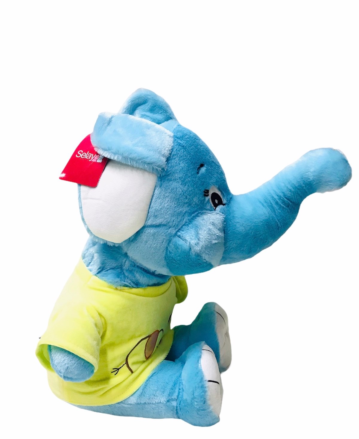 Selay Tişörtlü Peluş Fil 45 Cm