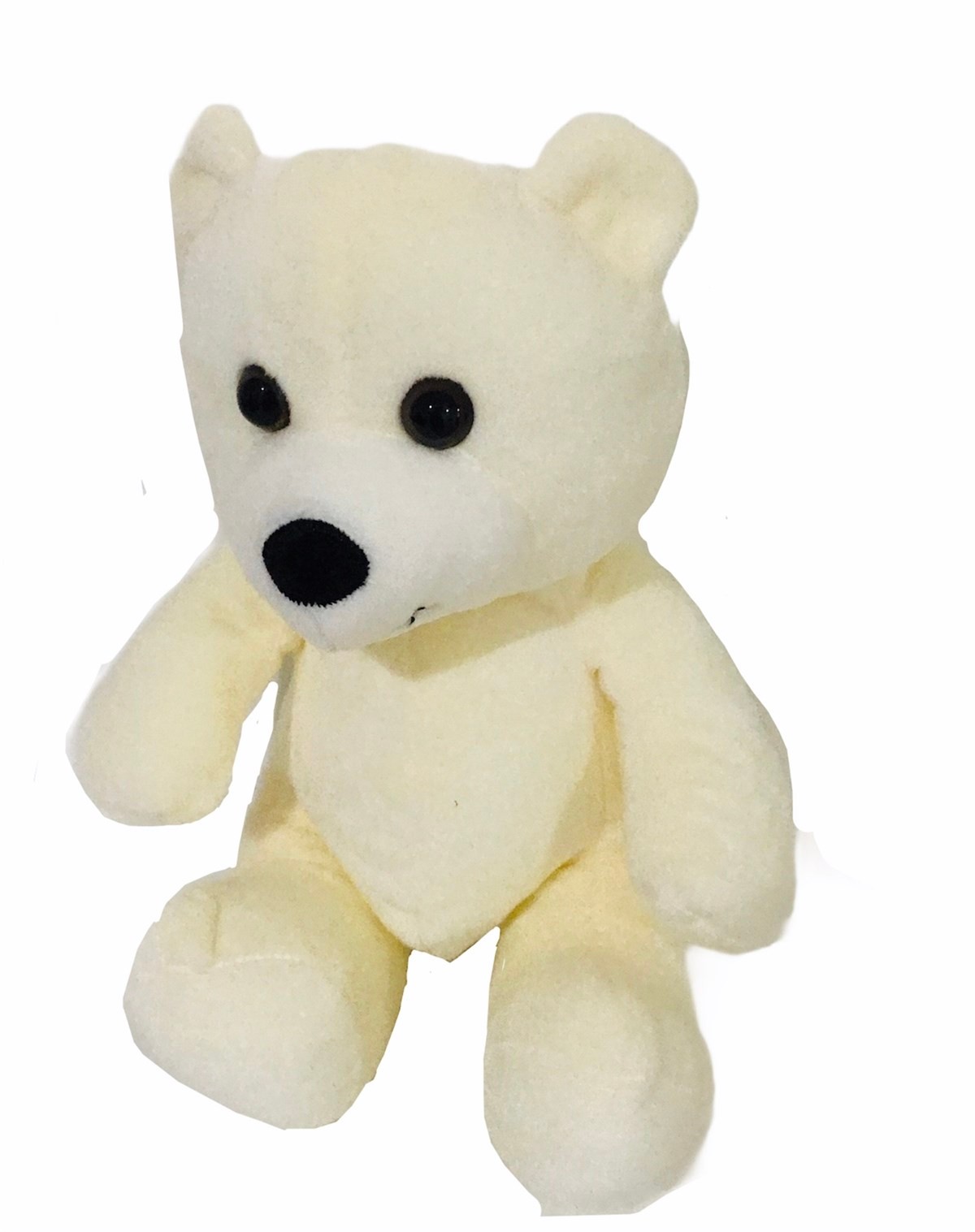 Sevimli Peluş Ayıcık 25 Cm Krem
