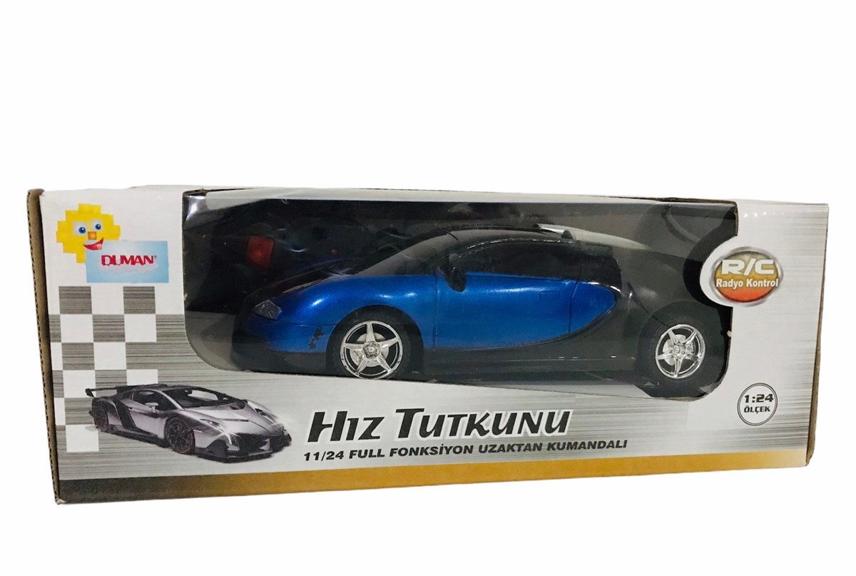 Duman Uzaktan Kumandalı Pilli Bugatti Araba