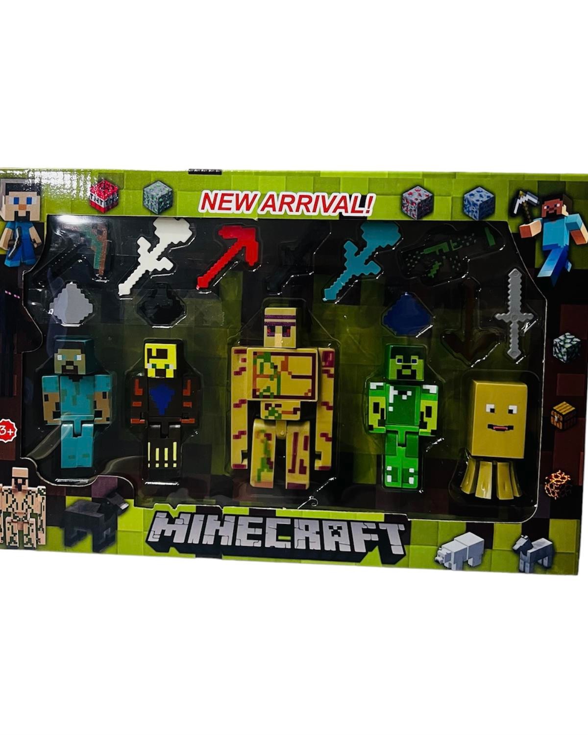 Minecraft Figür Oyuncak 16 Parça