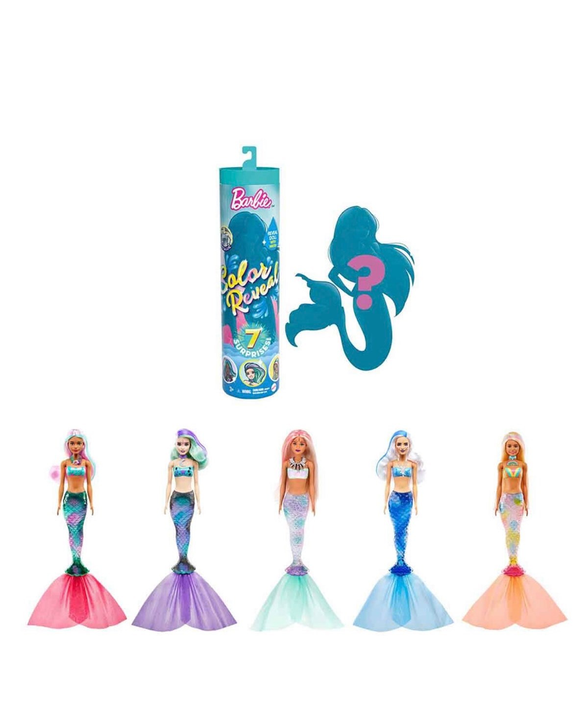 Barbie Color Renk Değiştiren Sürpriz Deniz Kızı Bebekler