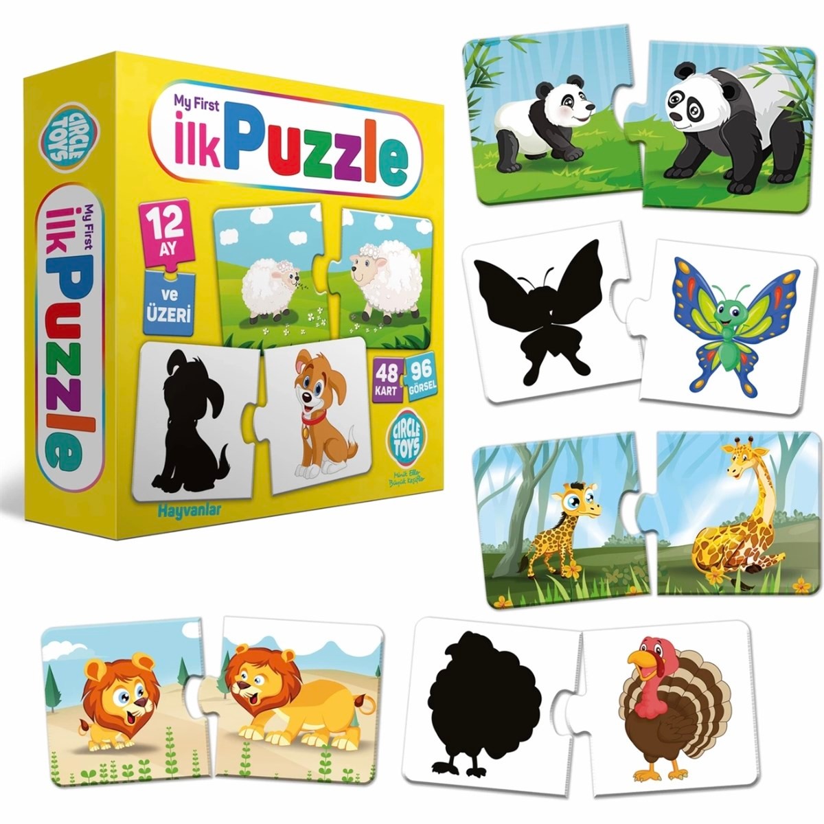 Circle Toys İlk Puzzle 48 Parça