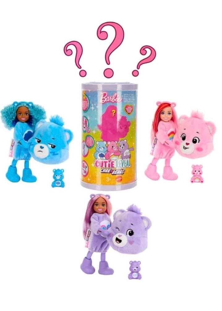 Barbie Cutie Reveal Sevimli Ayıcıklar Bebek Serisi Sürpriz Paket JCN97