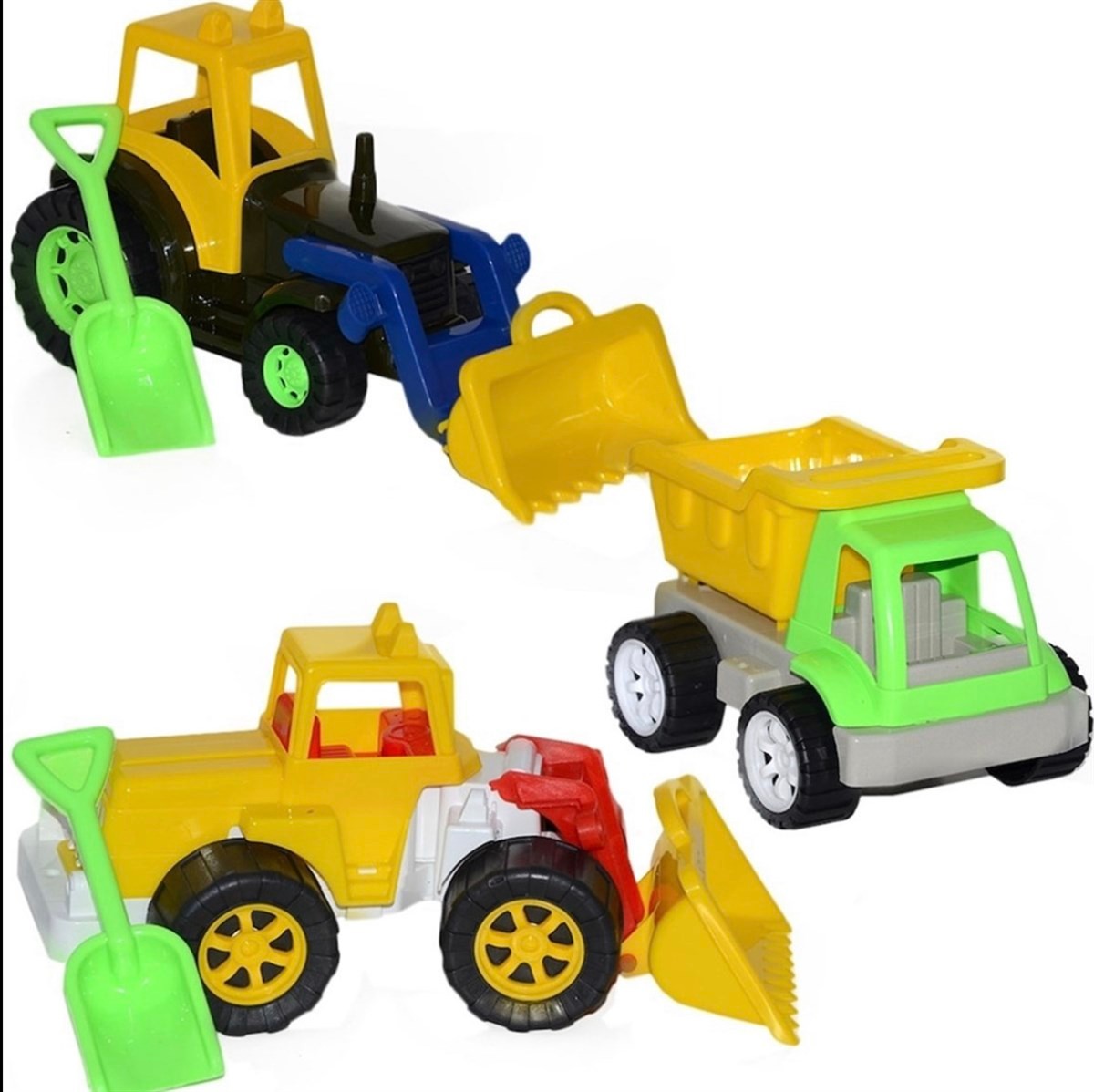 Can Kamyon Dozer Traktör 3 lü Oyuncak Seti