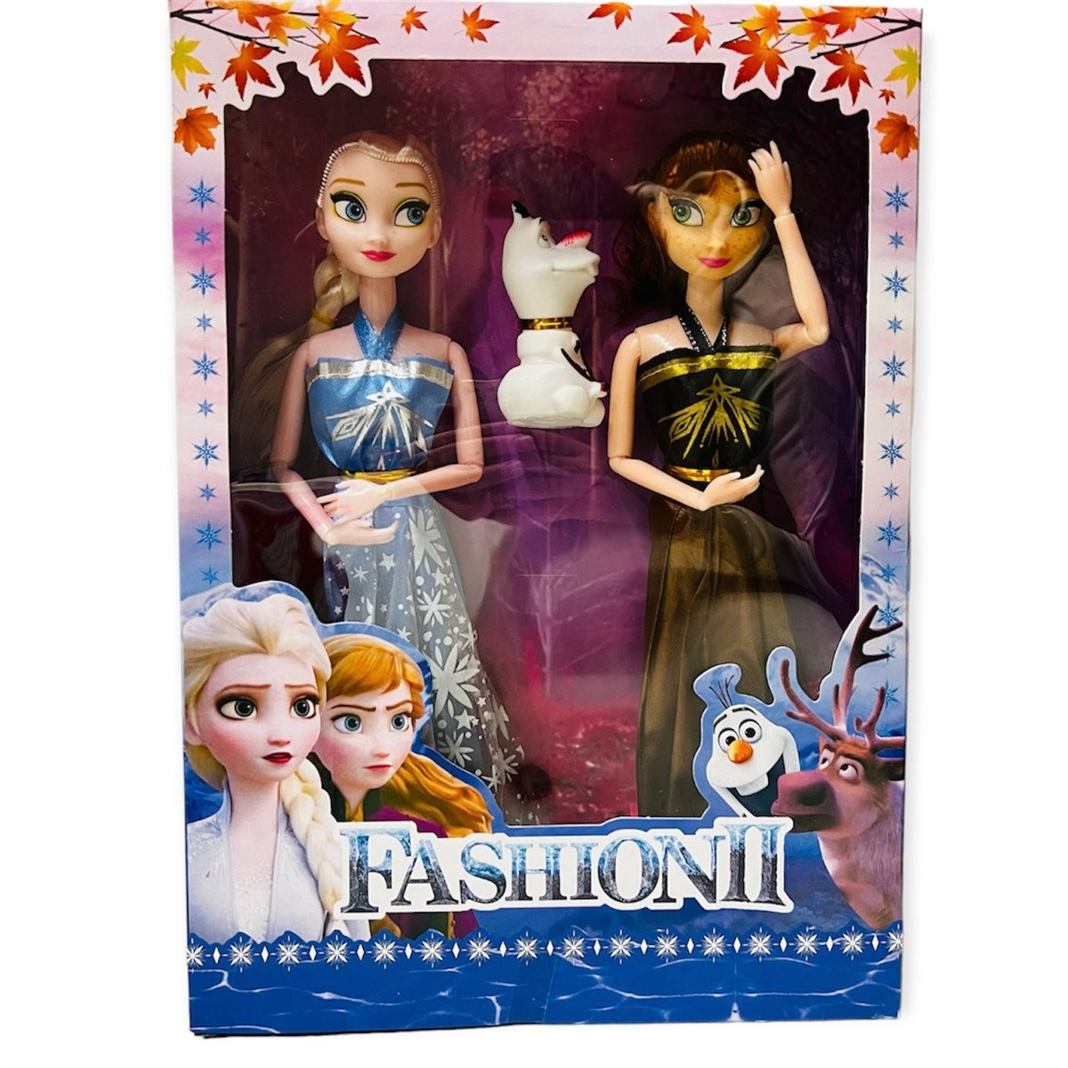 Frozen Elsa Anna 2 li Eklemli Oyuncak Bebek