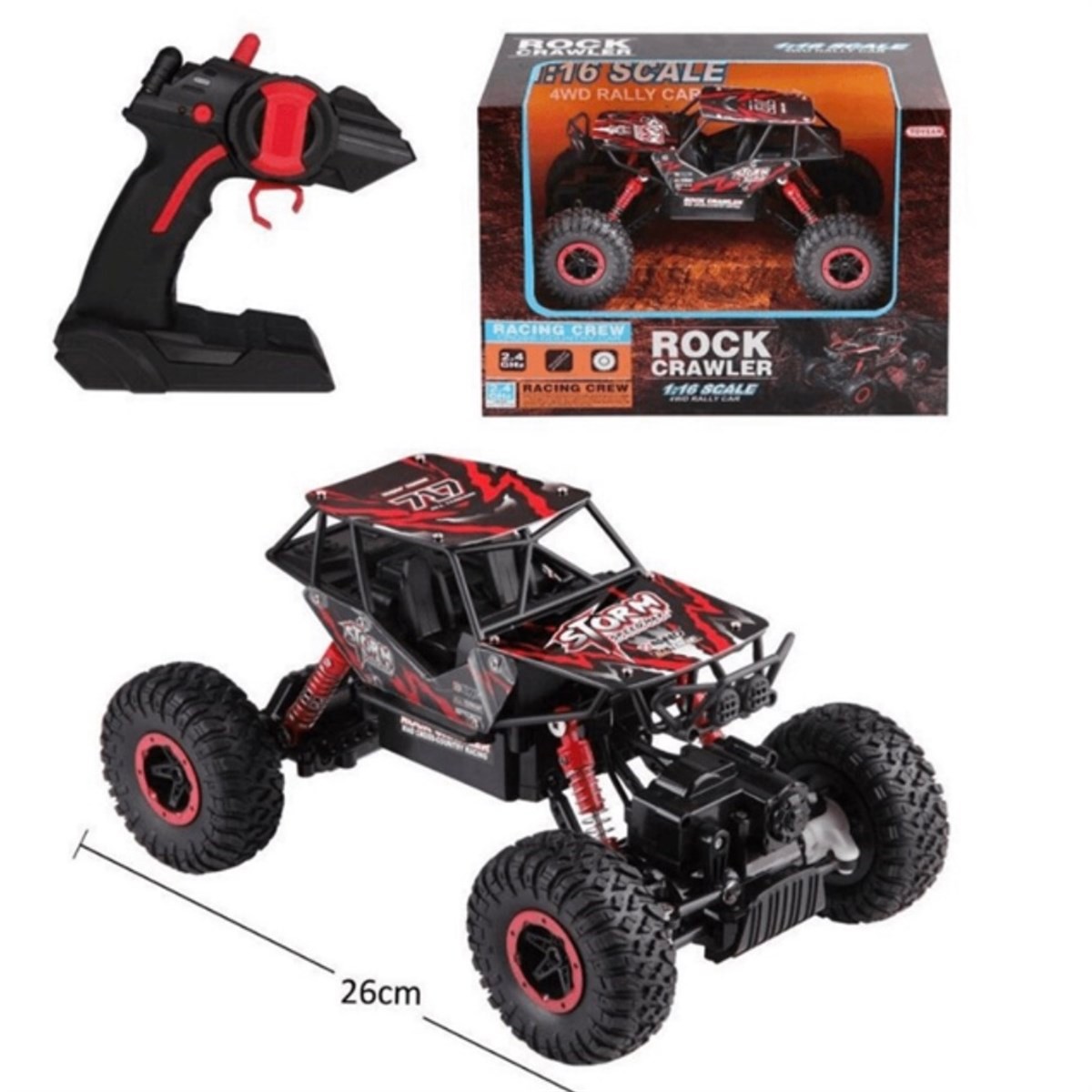 Toysan Rock Crawler Profosyonel Uzaktan Kumandalı Jeep 4x4