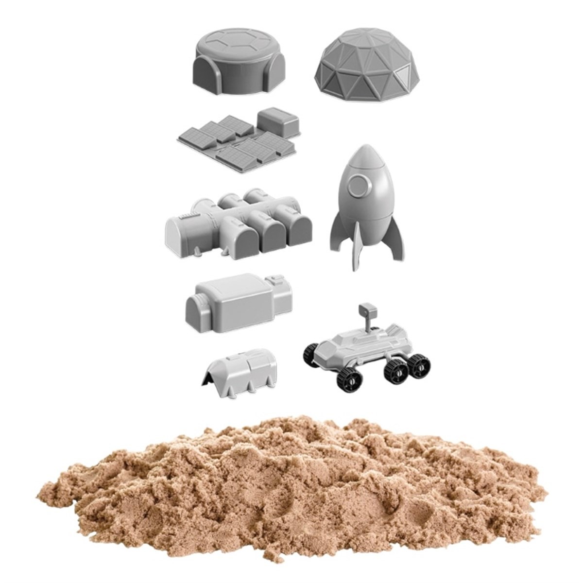 Dede Arf Craft Görevimiz Mars Kinetik Kum Oyun Seti 750 Gr