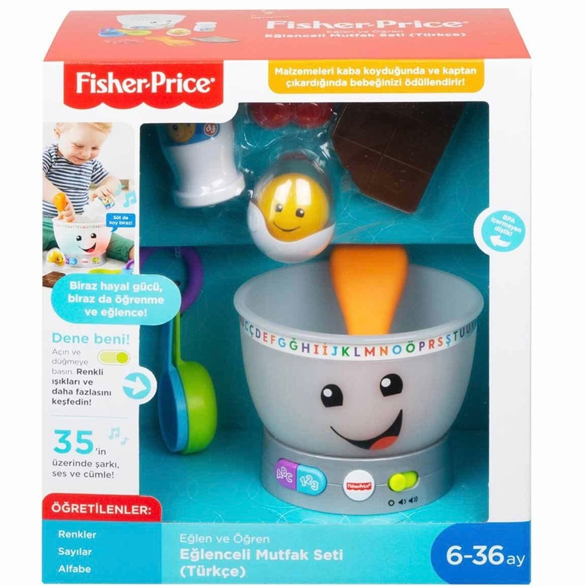 Fisher Price Eğlen & Öğren Mutfak Seti GMX54