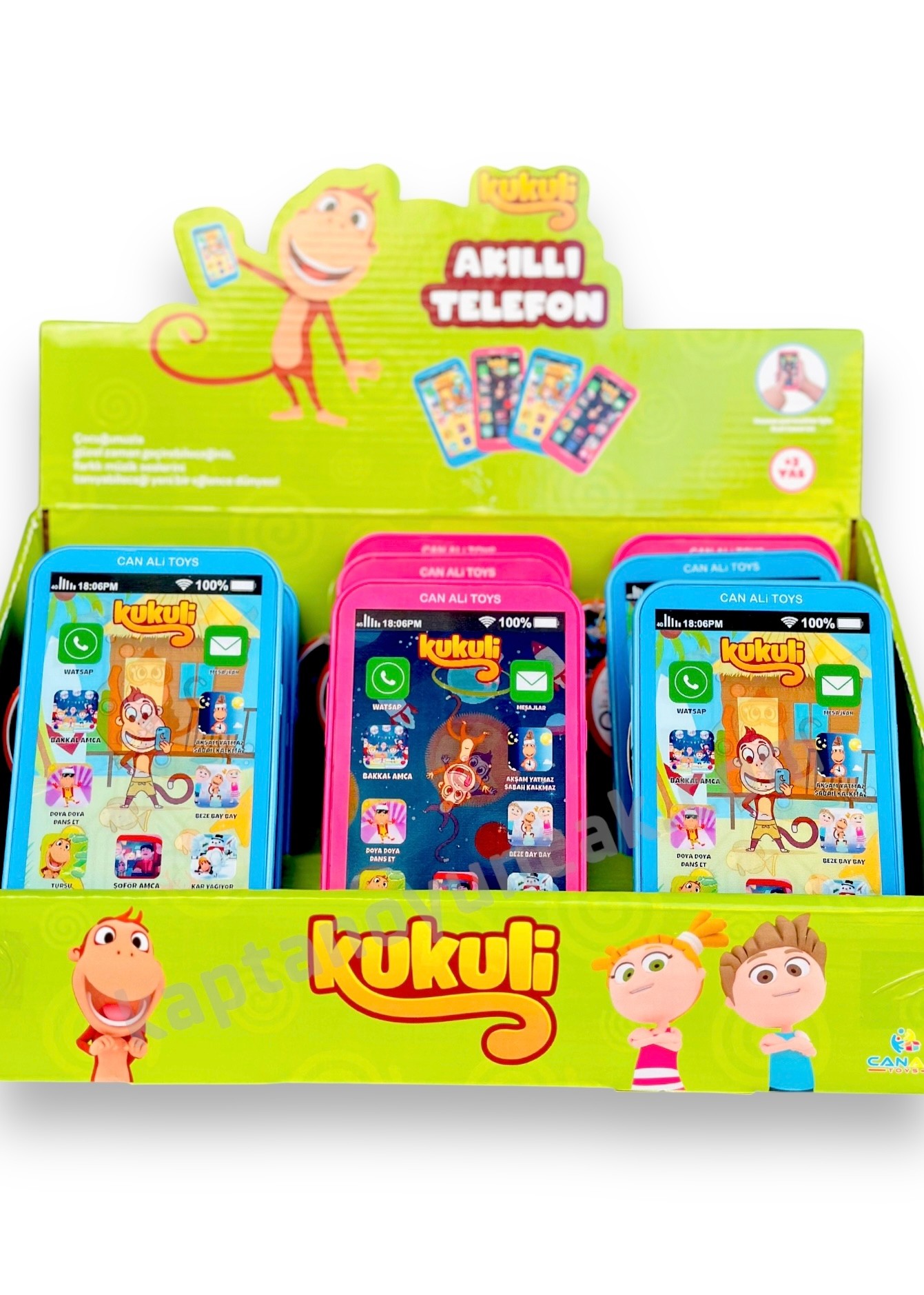 Kukuli Dokunmatik Cep Telefonu Tablet Sesli 12 Fonksiyonlu