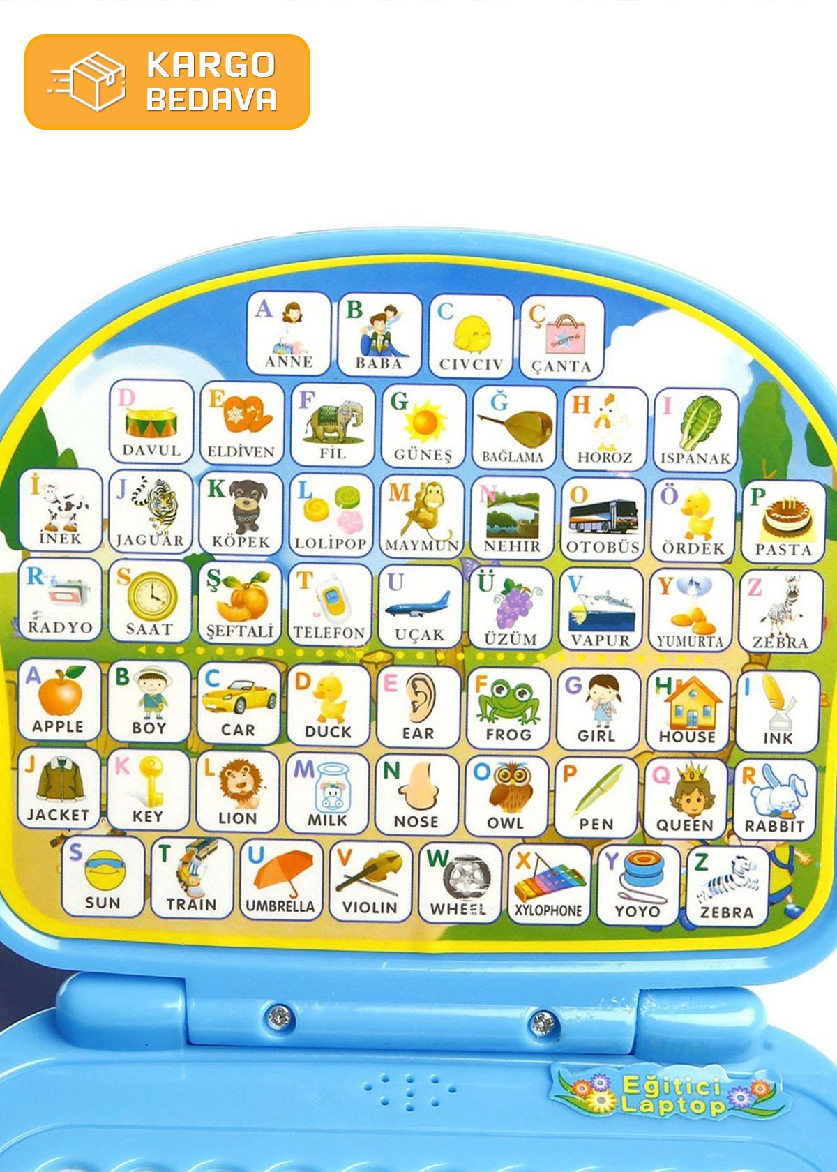 Birlik Türkçe İngilizce Konuşan Eğitici Laptop