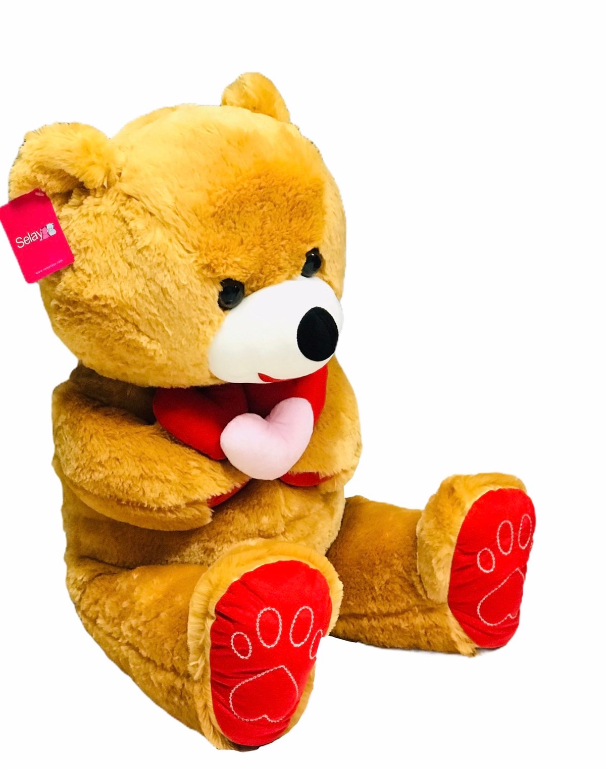 Kahverengi  Yumoş  Papyonlu Peluş Ayı  92 cm