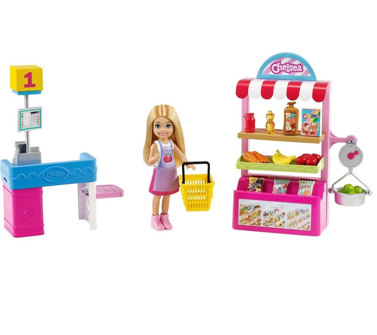 Barbie Chelsea Market Çalışanı ve Oyun Seti