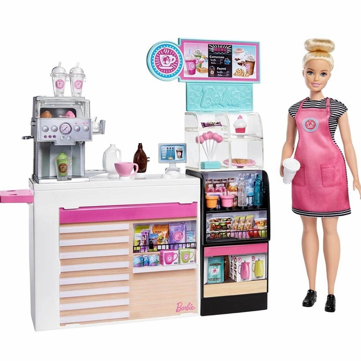 Barbie Kahve Dükkanı Oyun Seti GMW03