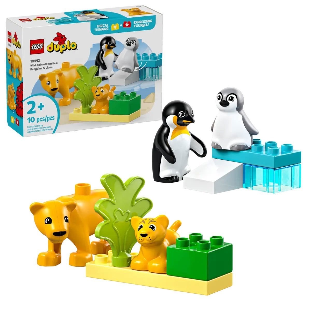 10442 Lego Duplo Penguen ve Aslanlar 10 parça +2aş