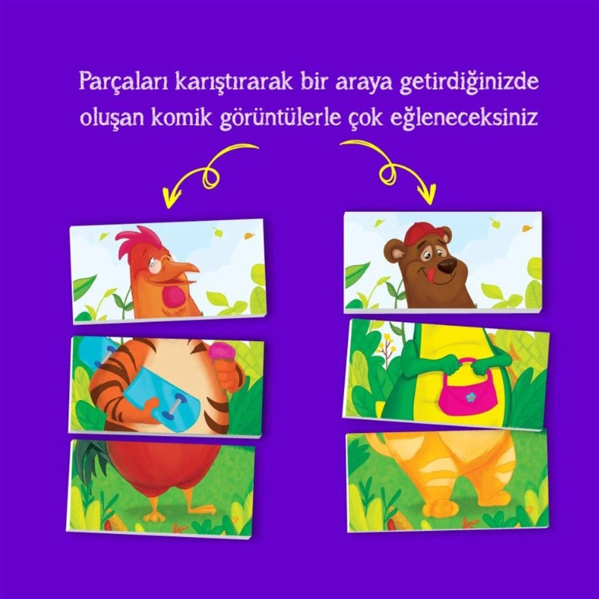 2+ Yaş Magnet Puzzle Dikkat Geliştiren Zeka Oyunu