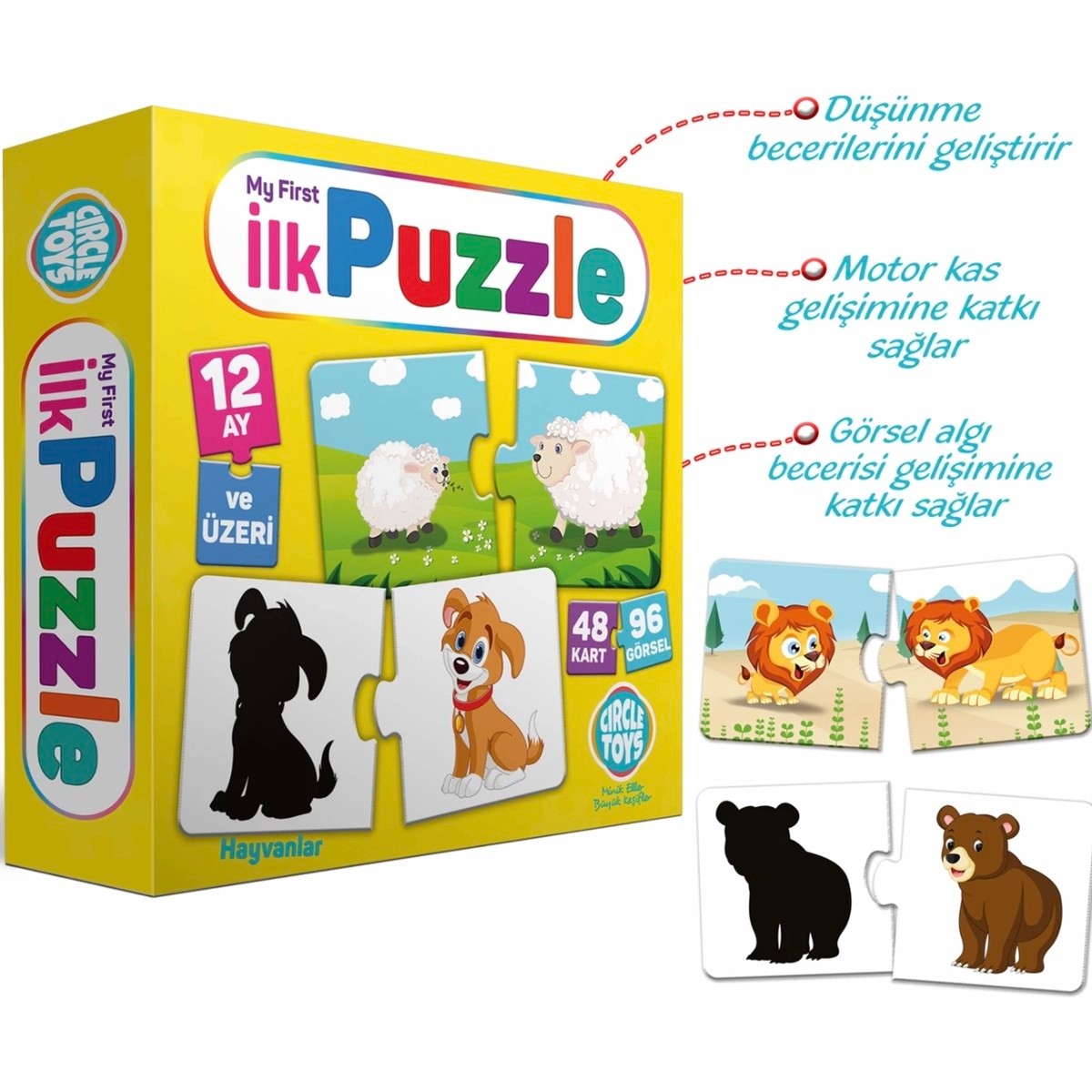 Circle Toys İlk Puzzle 48 Parça