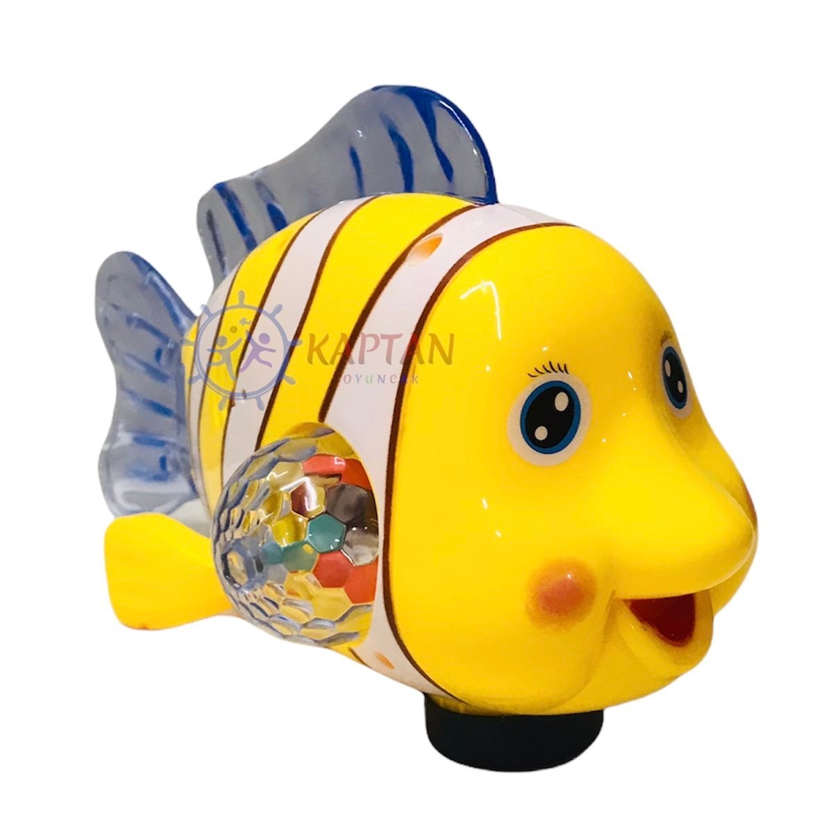 Hareketli Yürüyen Balık Oyuncak - Müzikli 3D Işıklı